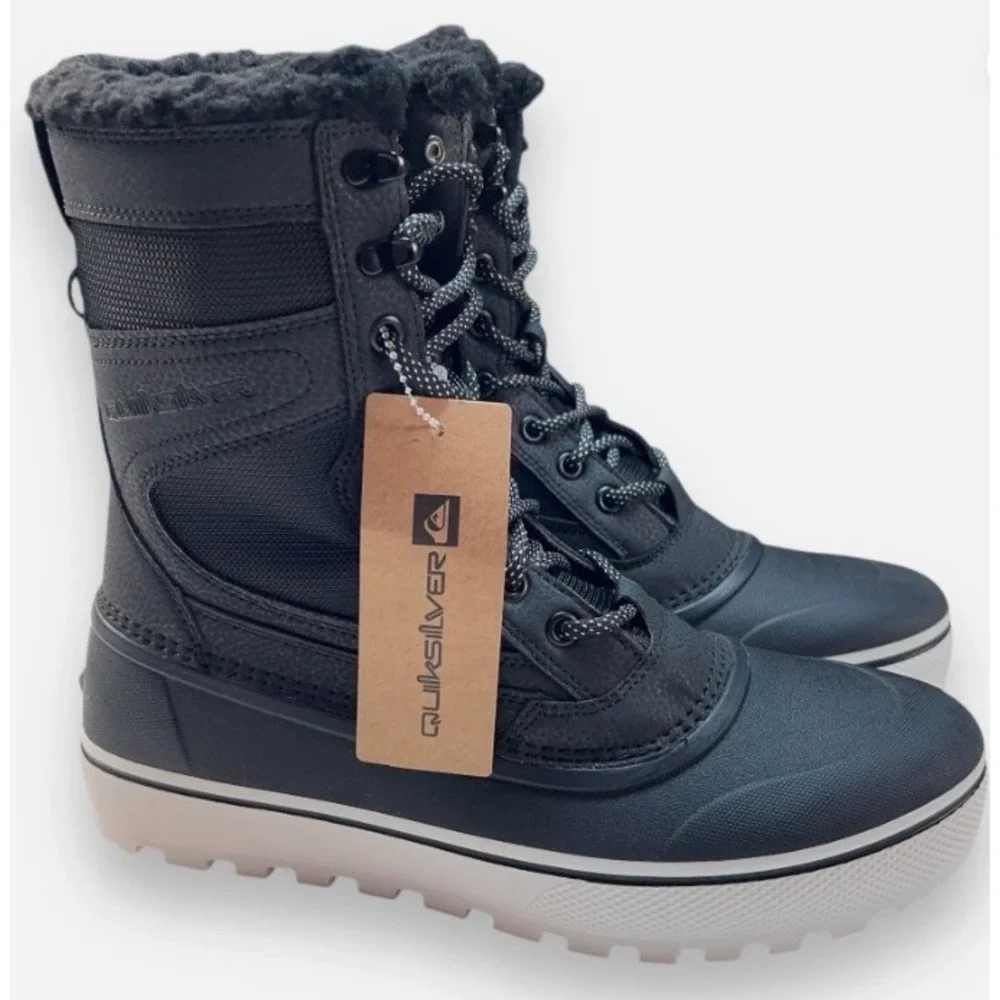 Quiksilver Sub Zero Hi Men's 200g Winter Fur Lined Snow Boots RARE NEW! Size 8